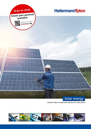 Coperta broșurii despre energia solară