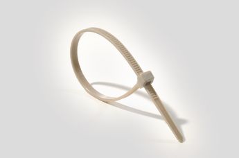 This high temperature cable tie can withstand temperatures to +240° C.