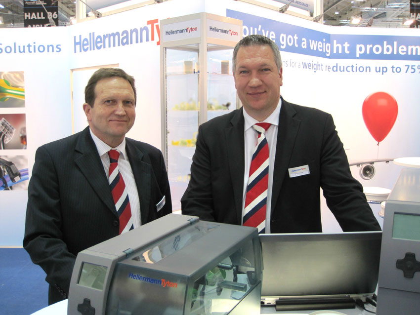 Die Industrieexperten von HellermannTyton präsentierten den Messebesuchern leichte und gleichzeitig sehr strapazierfähige Kabelmanagement-Produkte. 