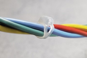 colier pentru cabluri cu dantură exterioară cu cap în unghi - seria V