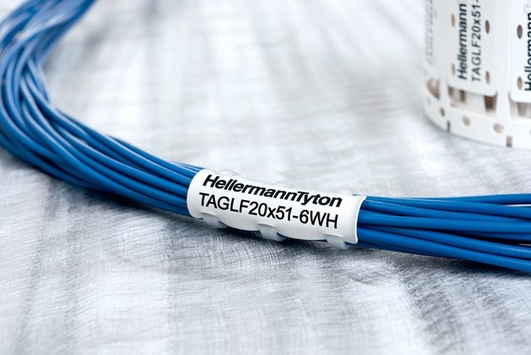 Cable tags, limited fire hazard (ladder style)