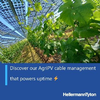 Your cable management for AgriPV and floating PV