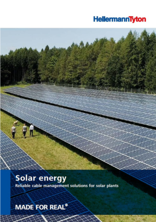 Cover of solar energy competence brochure