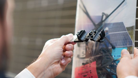 Sample pack products for wind turbine cable management