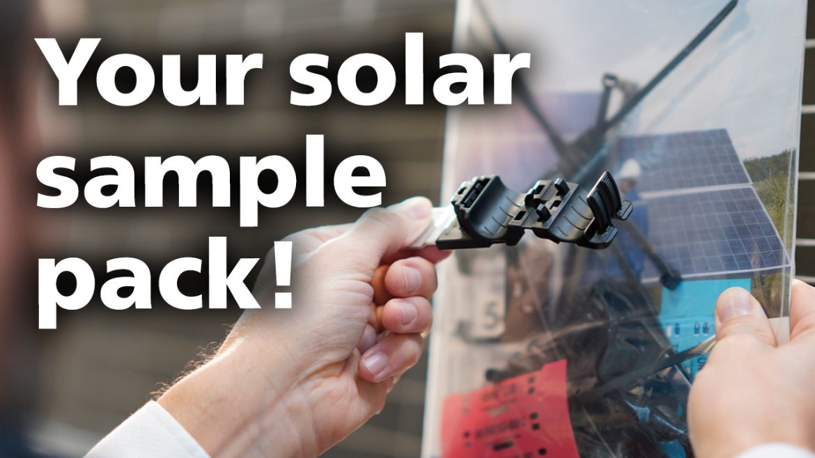 Solar Sample Pack for Cable Management