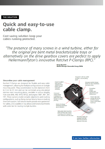 Thumbnail of success story for the Ratchet P-Clamp