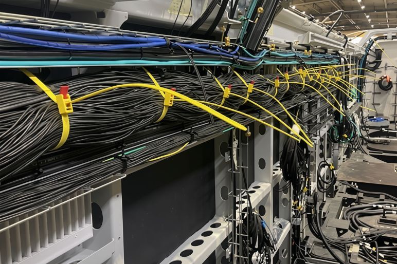 SpeedyTie and Softfix in temporary rail cable management process