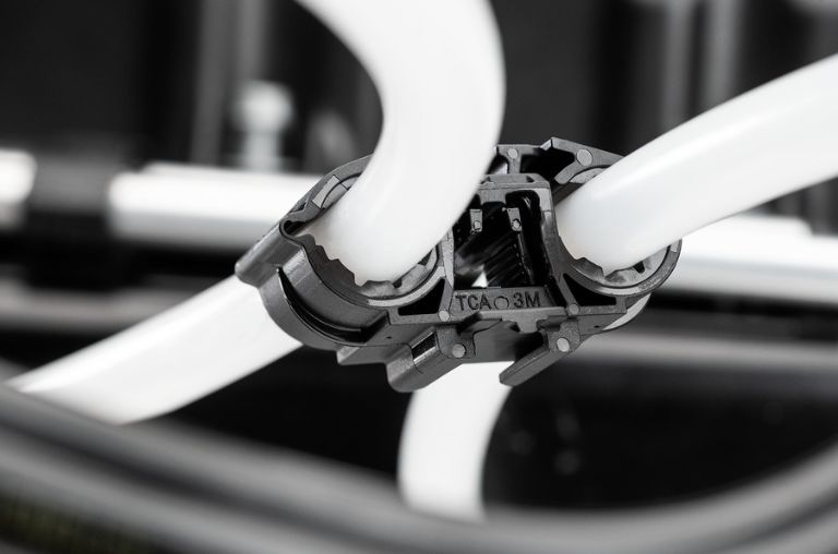 Fluid routing: automotive fasteners, line clips, clamps, ties