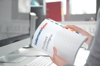 Woman working on a computer