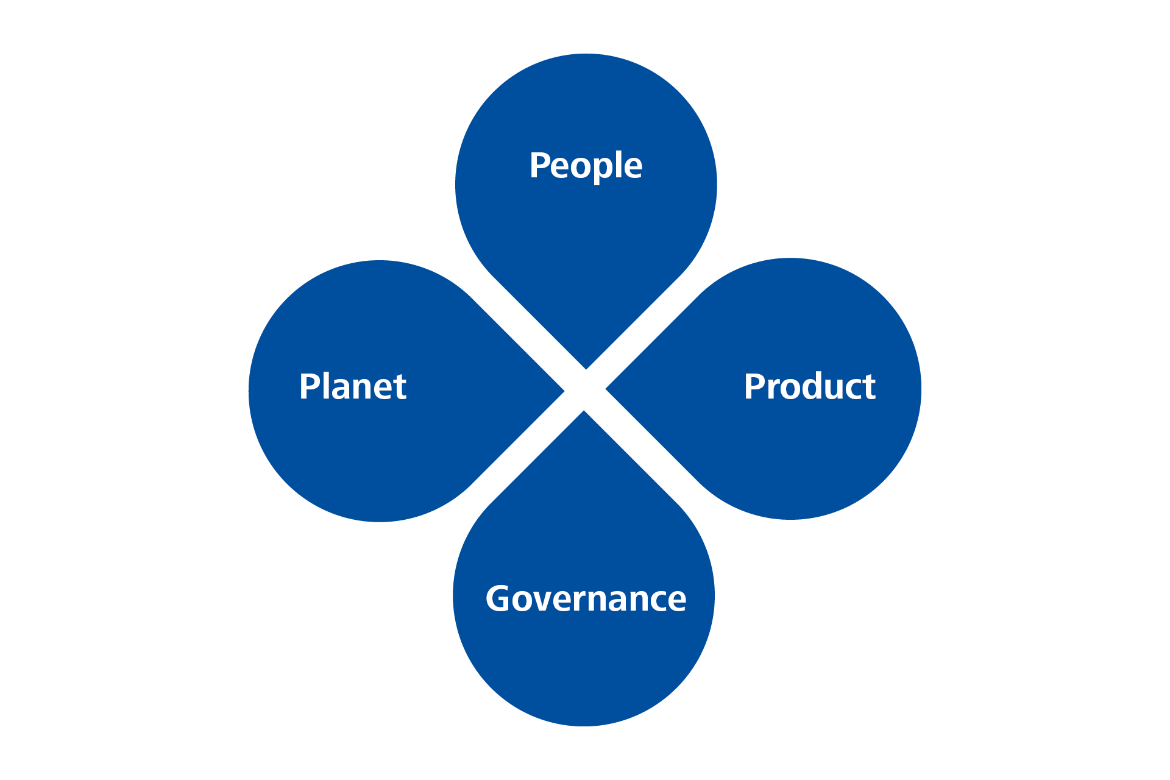 Ikon for bæredygtighedsstrategi