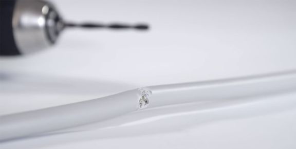 Drilled cable