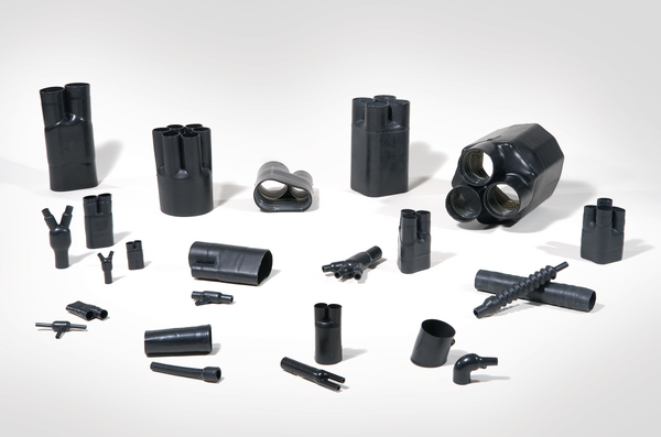 The HellermannTyton heat shrink moulded shapes family