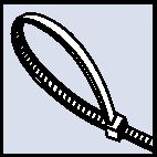Cable Ties inside serrated