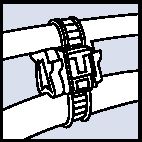 Cable Ties with fixing elements