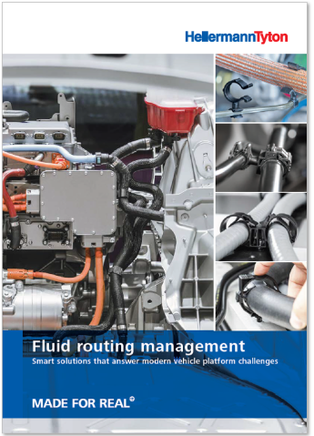 Cover of Automotive Fluid Routing Management solutions brochure