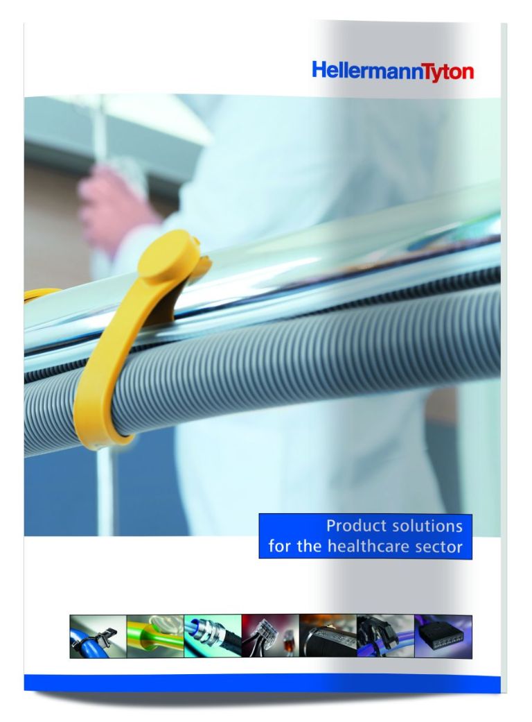 Cover brochure Product solutions Healthcare Sector