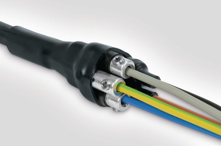 Empalmes para cables de gel y resina resistentes a exterior