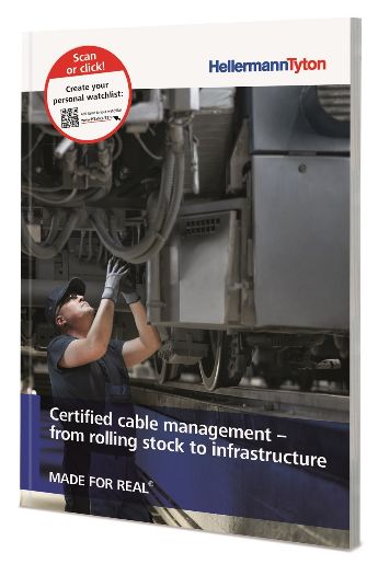 Cover of railway product brochure