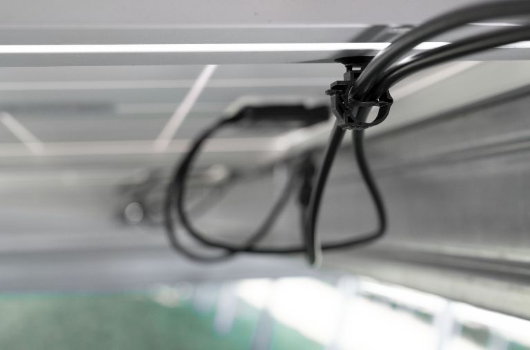 Solar farm cable management