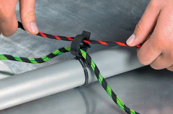 Фиксиращи кабелни връзки с тръбна скоба от 2 части