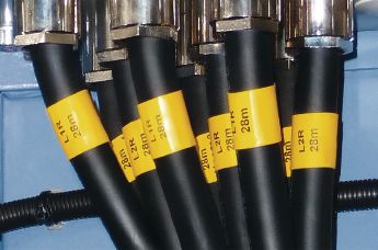 Heat shrink tubing for corrosion protection in wind turbines