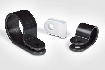 Plastic cable clamps