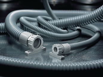 Os tubos convolutos FlexiGuard são extremamente flexíveis e oferecem uma excelente proteção mecânica.