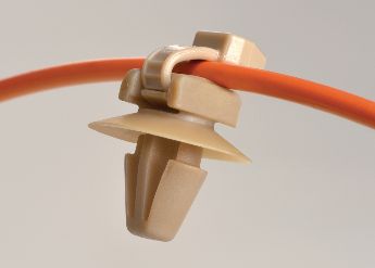화살, 디스크 모양의 분리형 픽싱 케이블 타이 (2-Pieces Cable Ties with fixing elements with Arrowhead, with Disc)