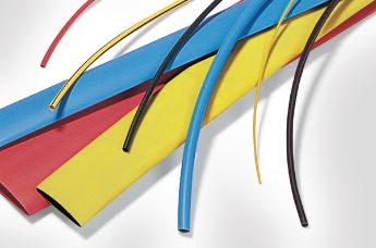 Coloured heat shrink tubing