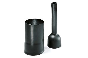 Bulbous heat-shrinkable boots