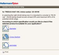 HellermannTyton assembly kit for many differently sized heat shrink tubing requirements