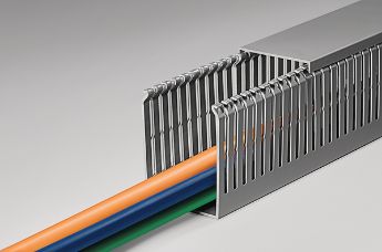 Canal cablu perforat din PVC