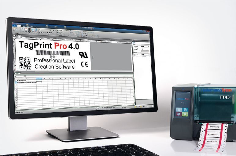 Software de Diseño de Impresión de Etiquetas TagPrint Pro 4.0. HellermannTyton