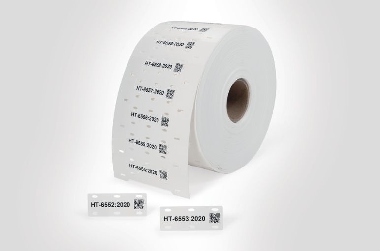 Cable tags, limited fire hazard (ladder style)