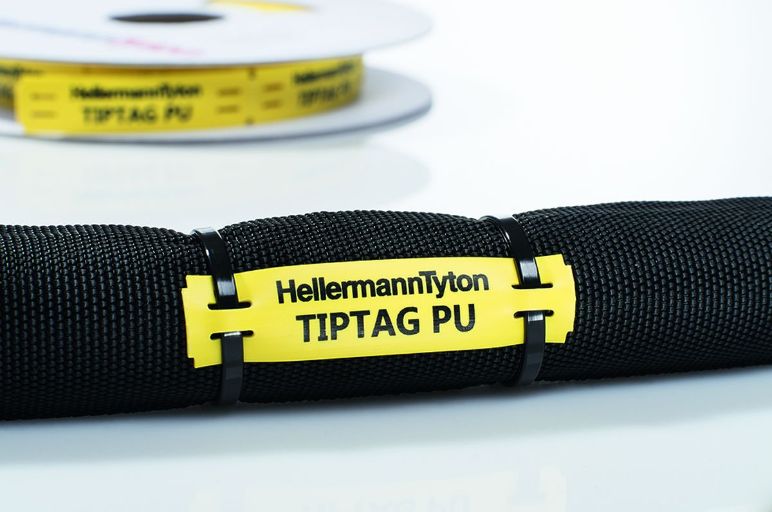 TIPTAG PU – UV-stabilised, yellow: Identification Tag for high temperature