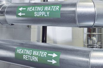 Pipe and warehouse labels