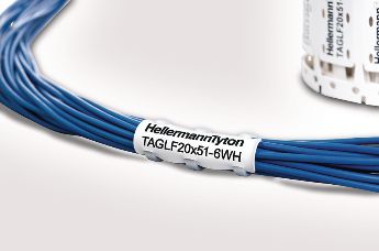 Wire tags: limited fire hazard, ladder style