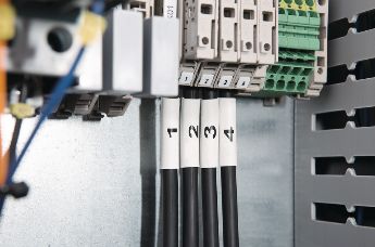 Heat shrinkable labels for military and electronic applications