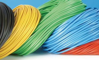 PVC изолационни маркучи за кабели в черно, жълто, зелено, синьо, червено
