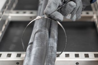 Stainless steel cable ties for harsh environments