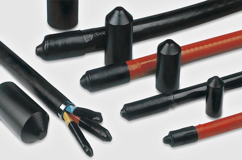 Heat shrink end cap