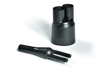 2-Way Outlet Shapes, Breakout Boots - Helashrink 200 Series, in line, low voltage