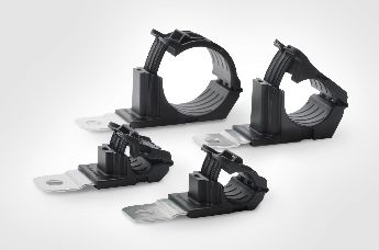 Скобата за кабели Ratchet P-Clamp намалява броя на необходимите скоби във вашия инвентар и се предлага в четири размера.