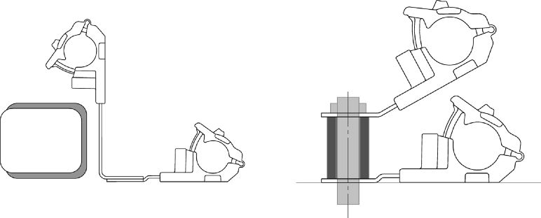 Configurações de abraçadeiras para tubo Ratchet P-Clamp