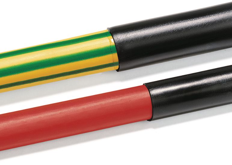 Heat shrink tubing to prevent moisture ingress for wiring heat pumps and HVAC units