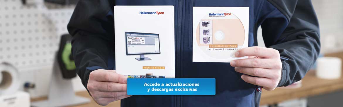 Portal TagPrint Pro da HellermannTyton: Aceda às atualizações e downloads exclusivos