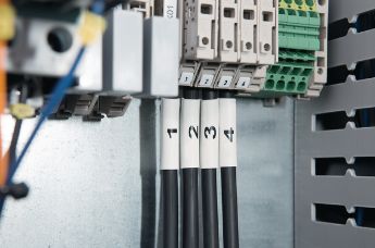 Heat shrink markers for railway cabling and wiring