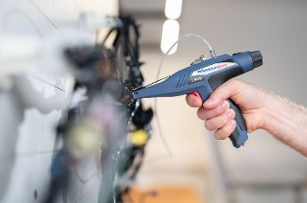 pneumatic cable tie gun EVO7p for large-scale production and assembly lines