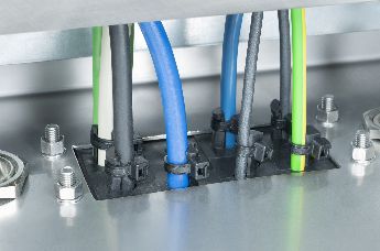 Cable entry plate VarioPlate system compliant with protection classes IP65 and IP66