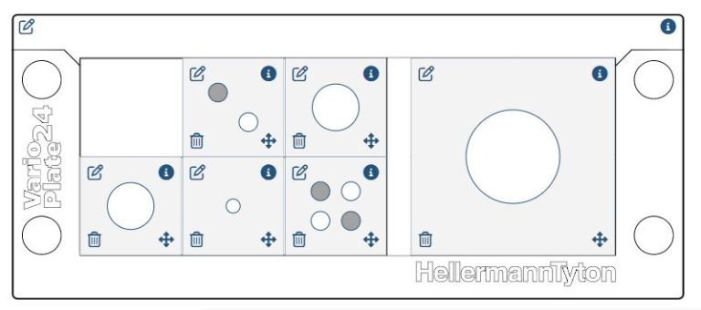 VarioPlate Cable Entry Product Configurator